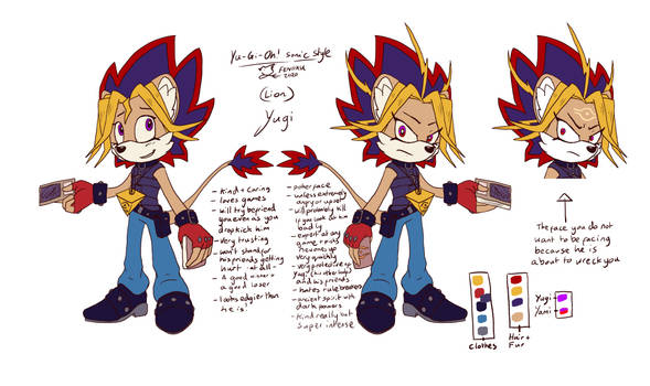 sonic style Yugi