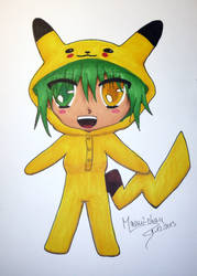 My OC Maemi as Pikachu
