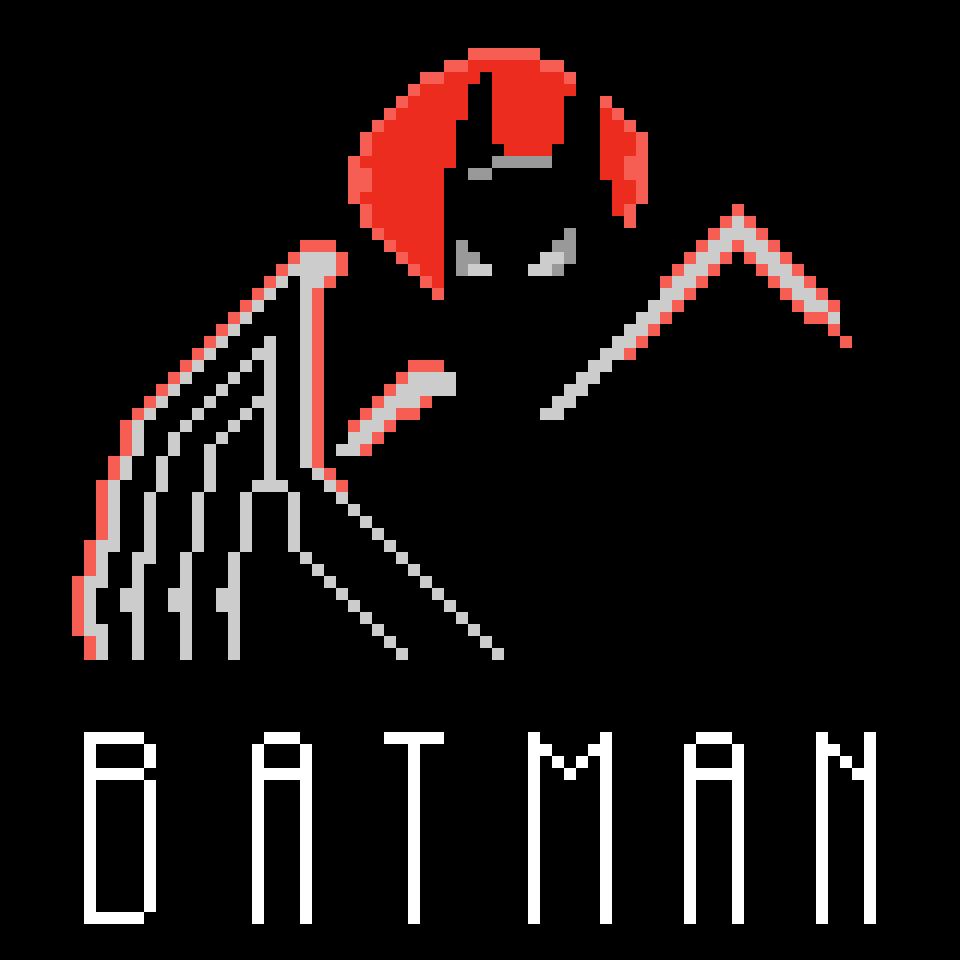 32 Bit Batman 8bit Batman by Cybersushirt on DeviantArt