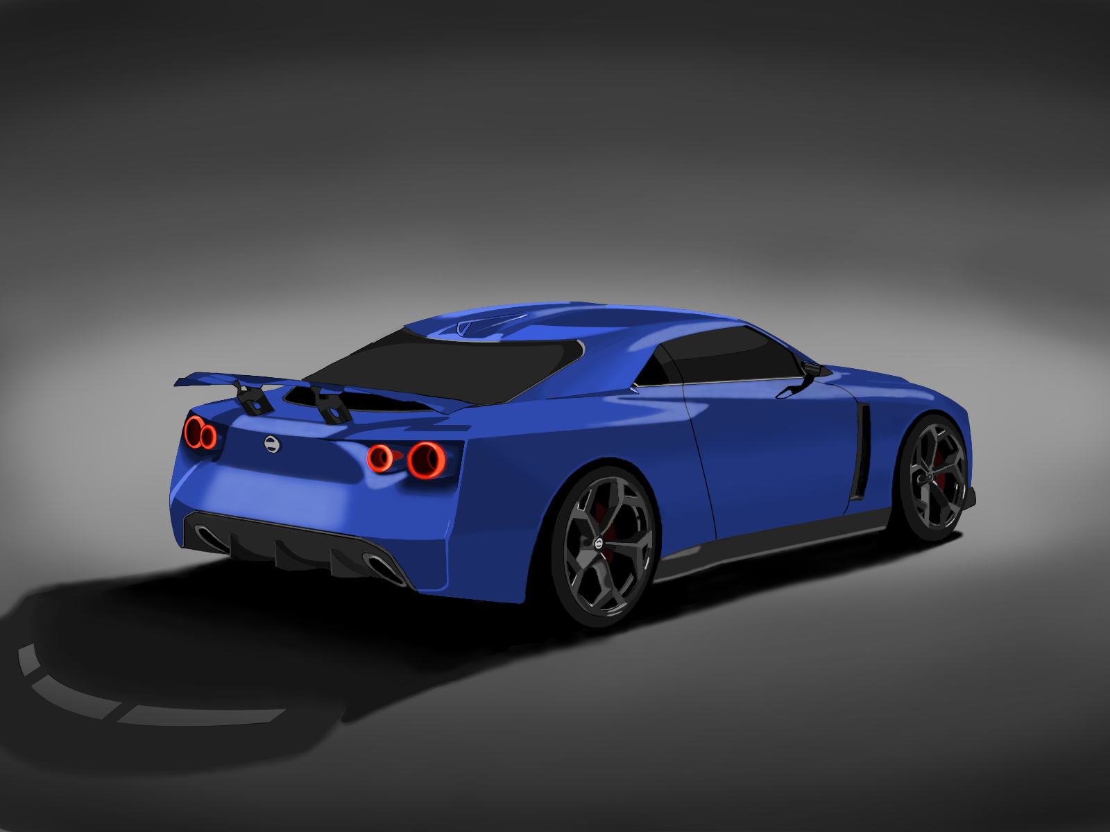 Nissan GT-R R34 Concept GT-R R36 Widebody | 3D model