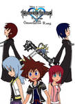 kingdom hearts doujinshi cover by izzywolf123