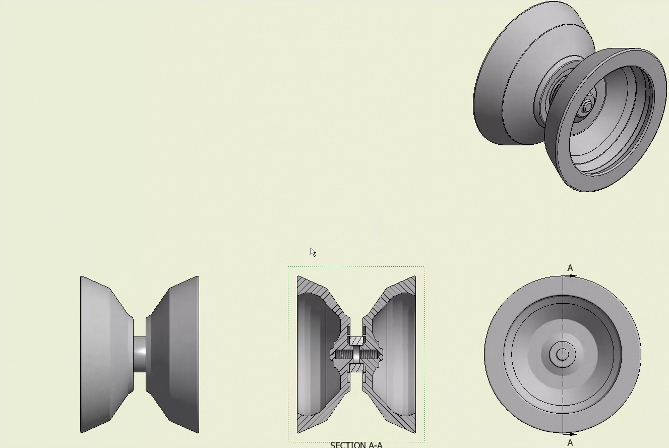 Yo Yo Exploded View Yoyo CAD Infin8ty by Pzychoz on DeviantArt
