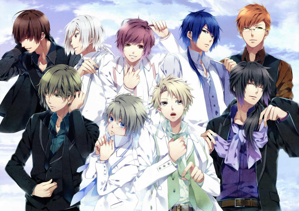 N9 3 Routes Main Male Characters Suits By Sakuyaokahikaze On Deviantart
