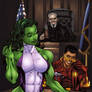 Bayani and She-hulk