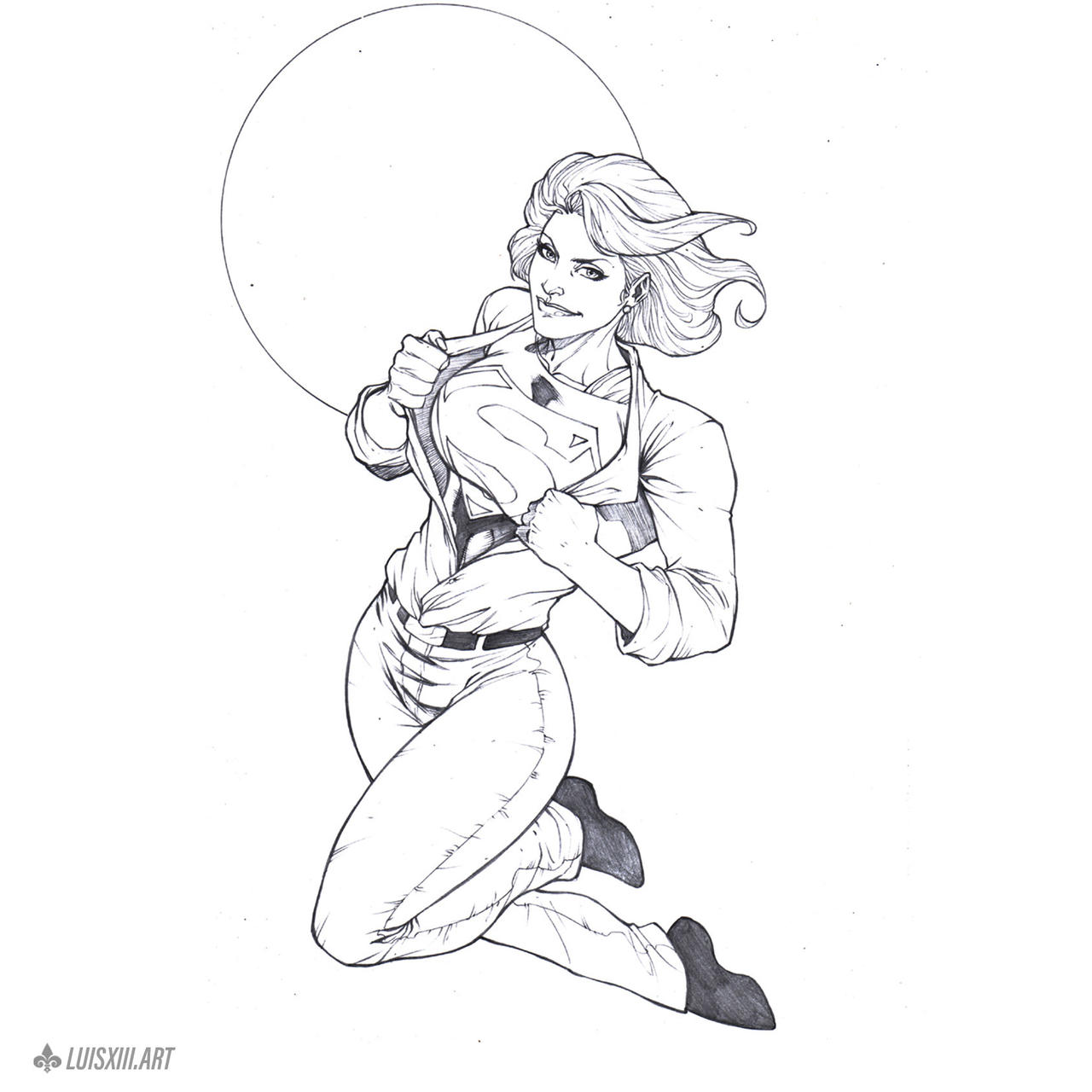 2008 Deviantart Super Girl - 2008 by LuisXIII by LuisXIII-ArtWork on DeviantArt