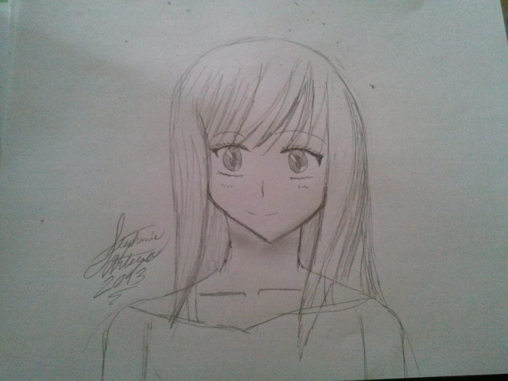 random girl drawing by Miku-chan9 on DeviantArt