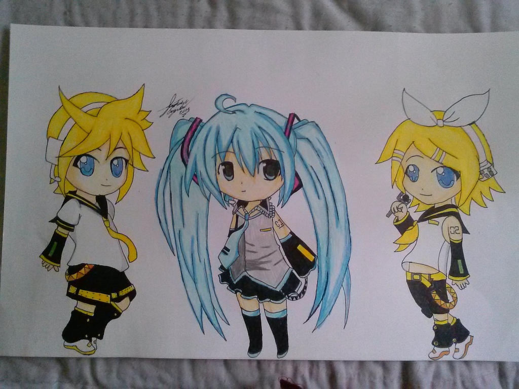 Vocaloid Poster Drawing