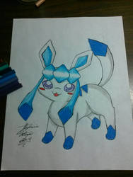 Chibi shiny glaceon