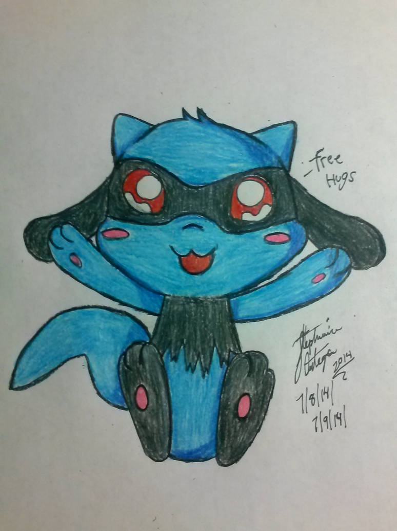 Chibi riolu by Miku-chan9 on DeviantArt