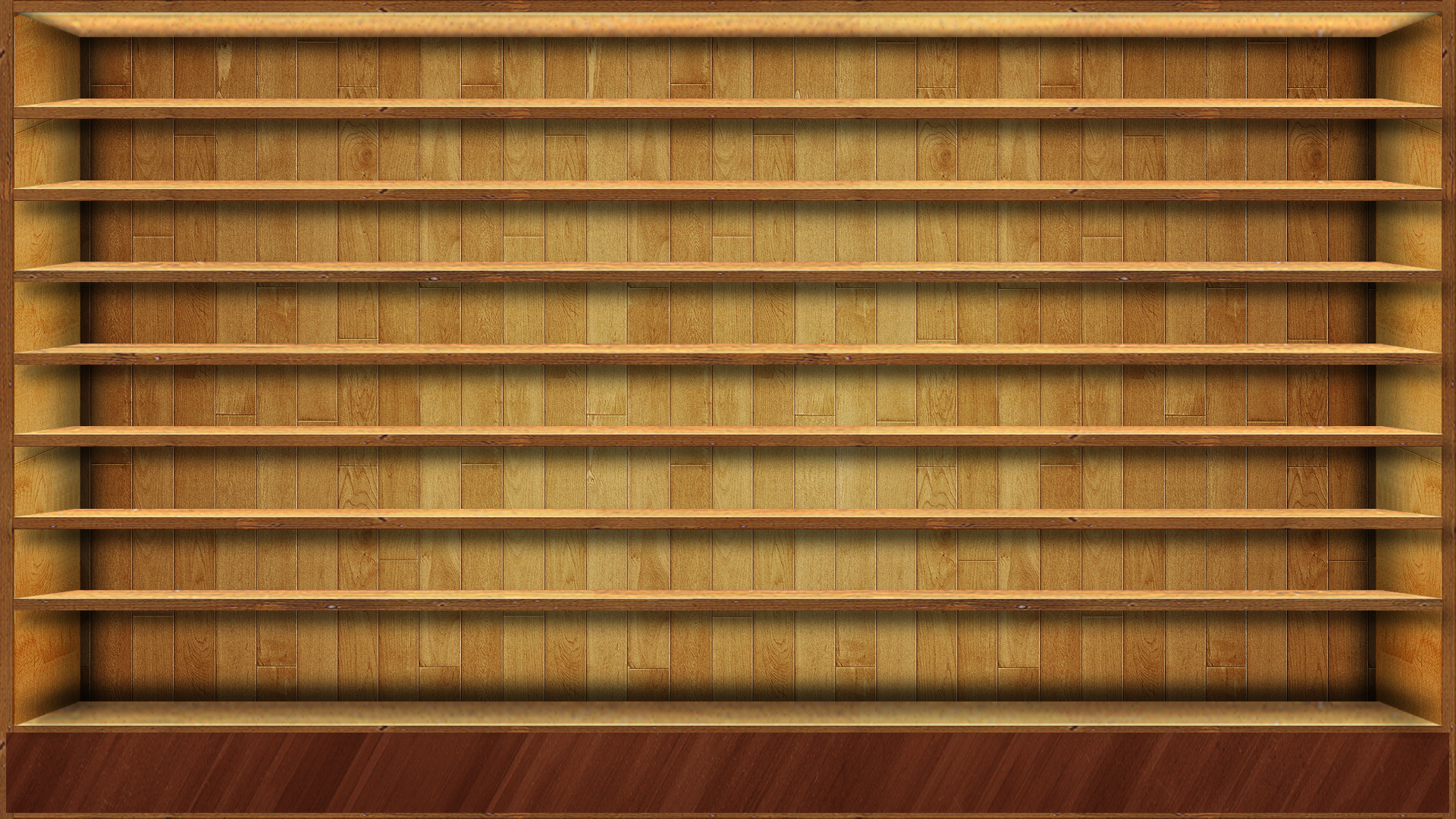 Wood Shelves Wallpaper