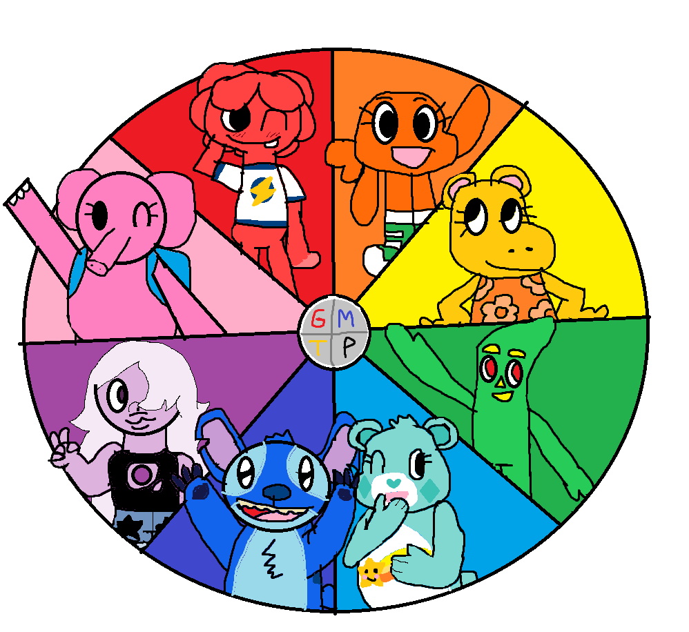 Color wheel characters by GraceMariana on DeviantArt