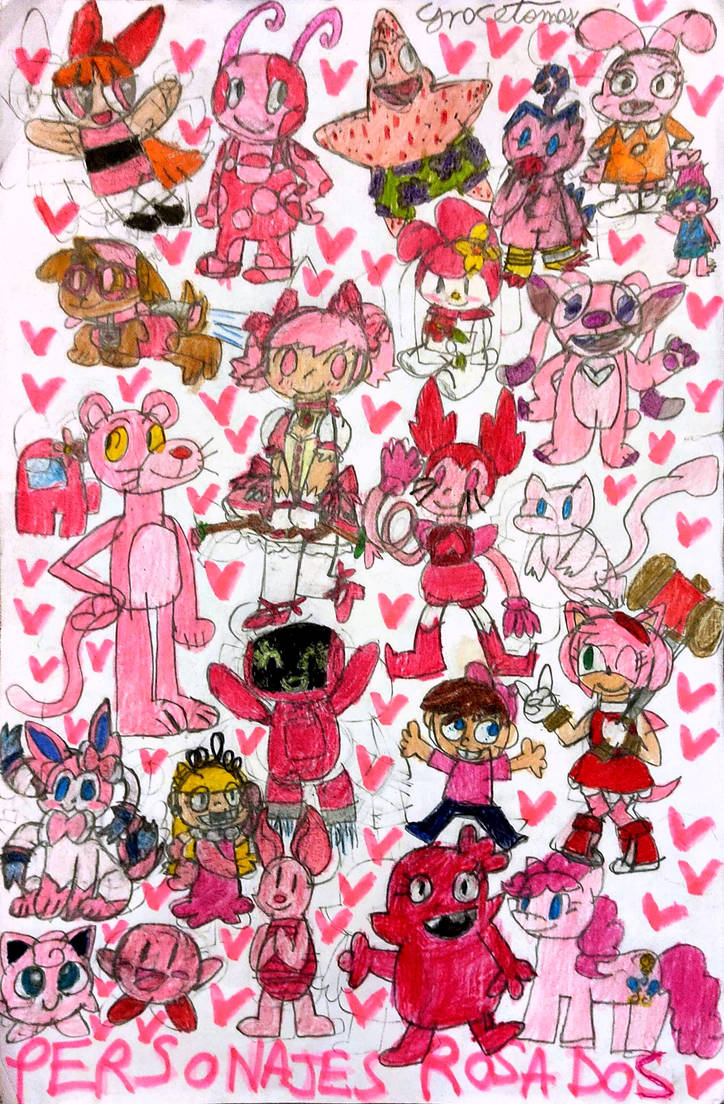 Personajes Rosados by GraceMariana on DeviantArt