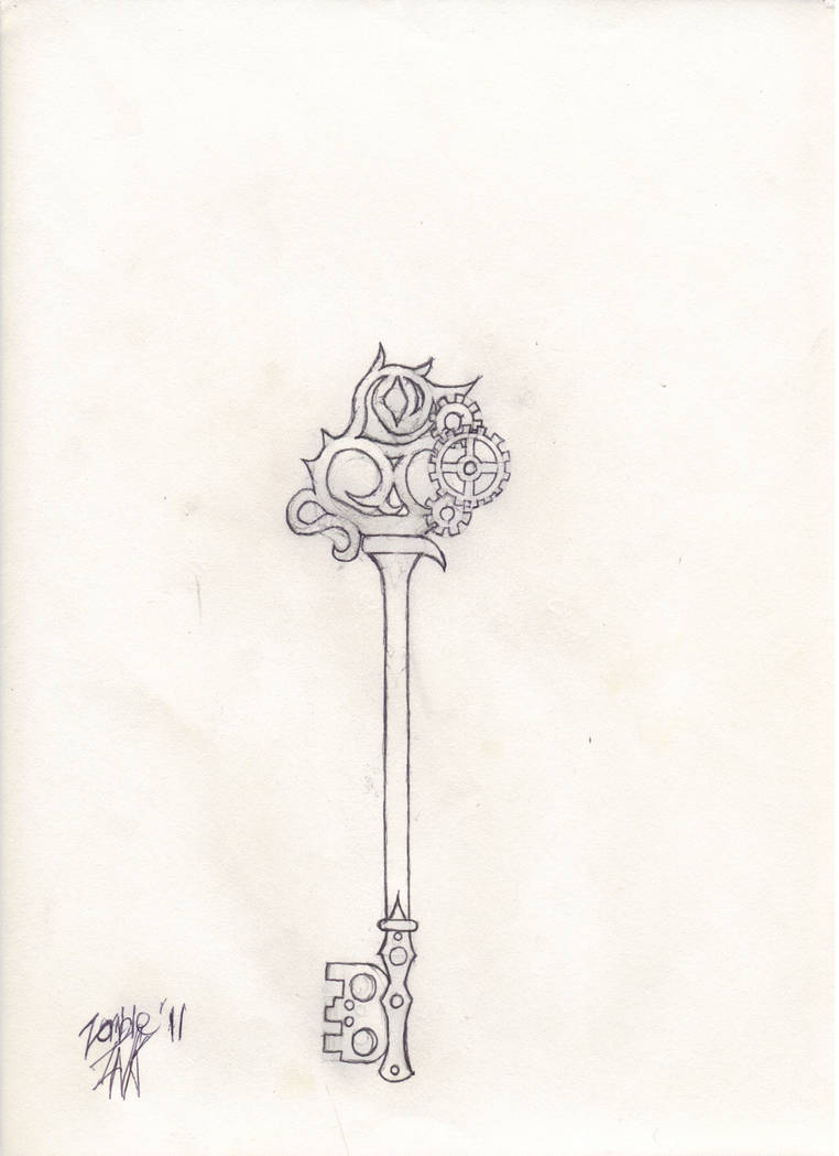 Тату ключ эскизы