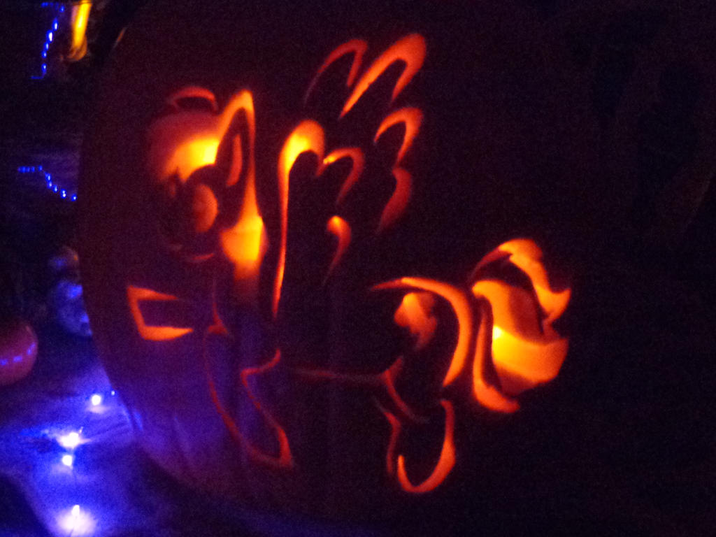 Halloween pumpkin - Rainbow Dash