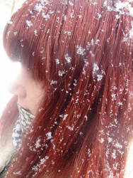 Snow in my hair