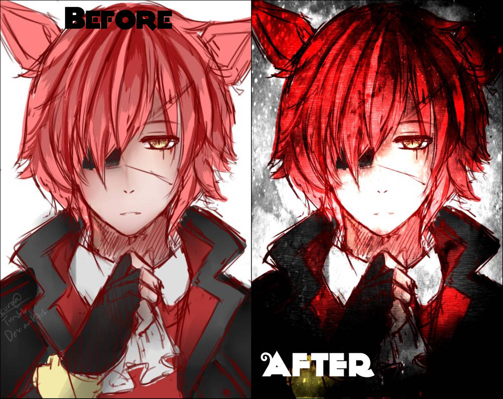 Fnaf foxy anime human by NickH2O11 on DeviantArt