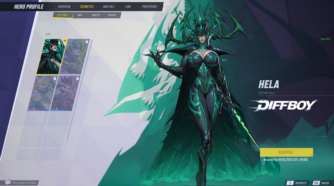 Marvel Rivals - Hela by diffboy on DeviantArt