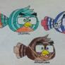 Angry Birds OCs: Chimney Swift Birds Many Skins