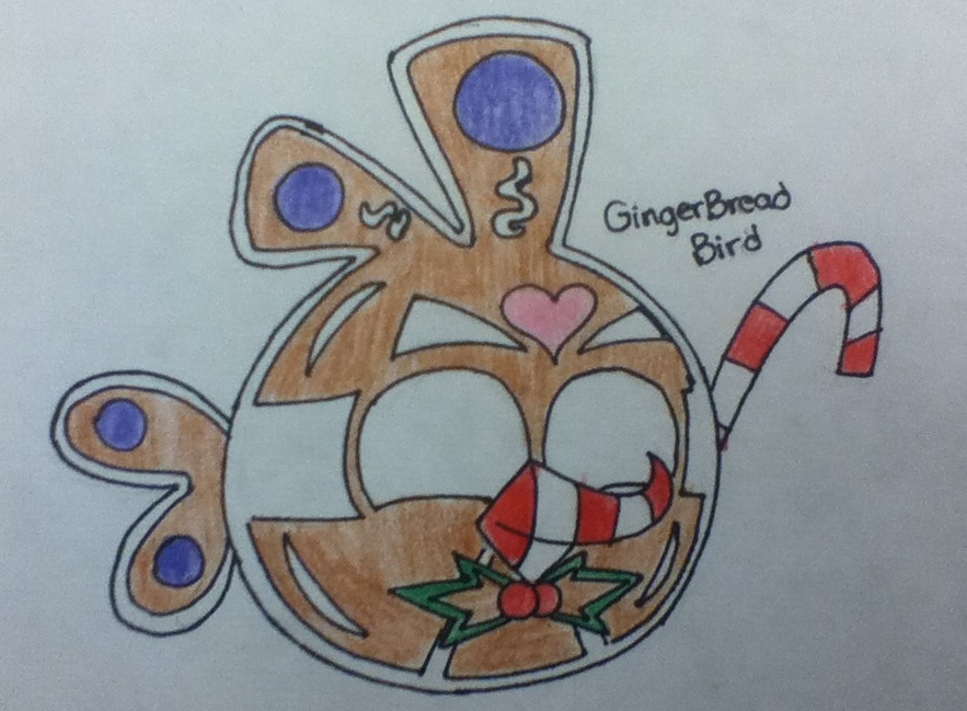 Angry Birds OCs: GINGERBREAD BIRD