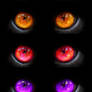 Rainbow Creature Eyes Stock