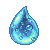 Pixel Water Drop