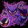 Gastly Haunter Gengar