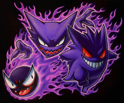 Gastly Haunter Gengar