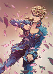 Giorno Giovanna by Kawiku