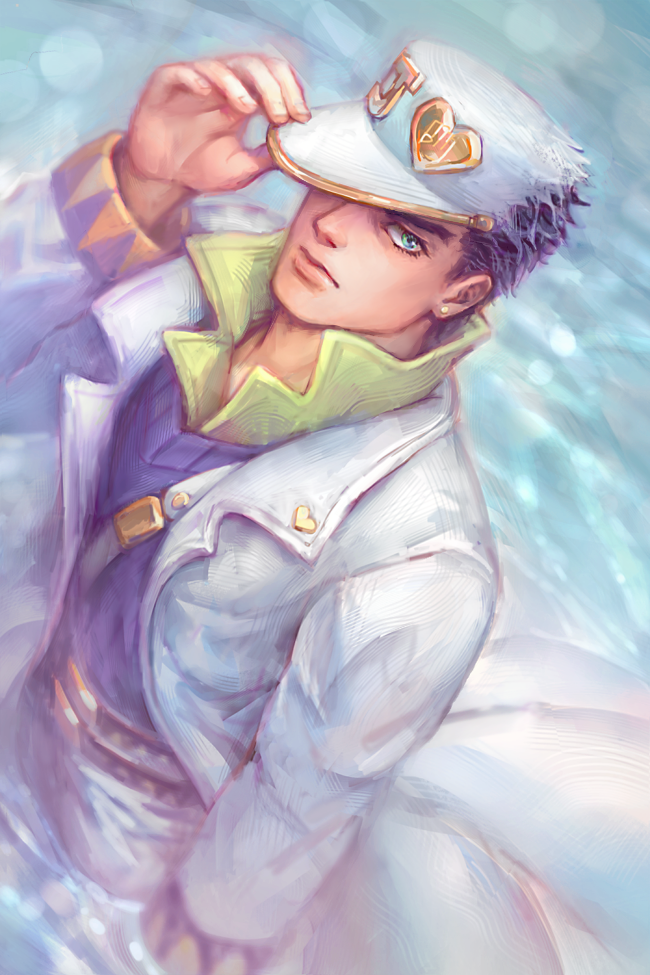 Don't mind me, just some Jotaro Kujo fan art :) by 4bitscomic on DeviantArt