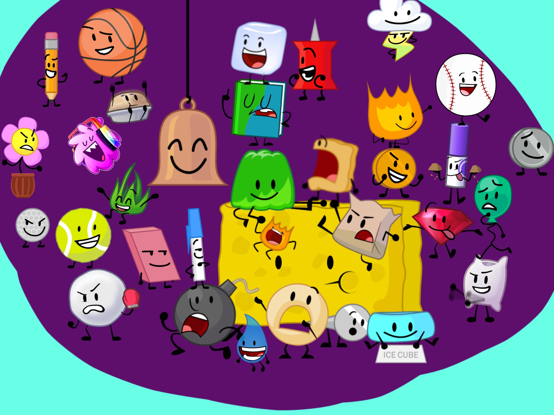 Bfdi Animation Character BFDI Characters by Ramonisawsome on DeviantArt
