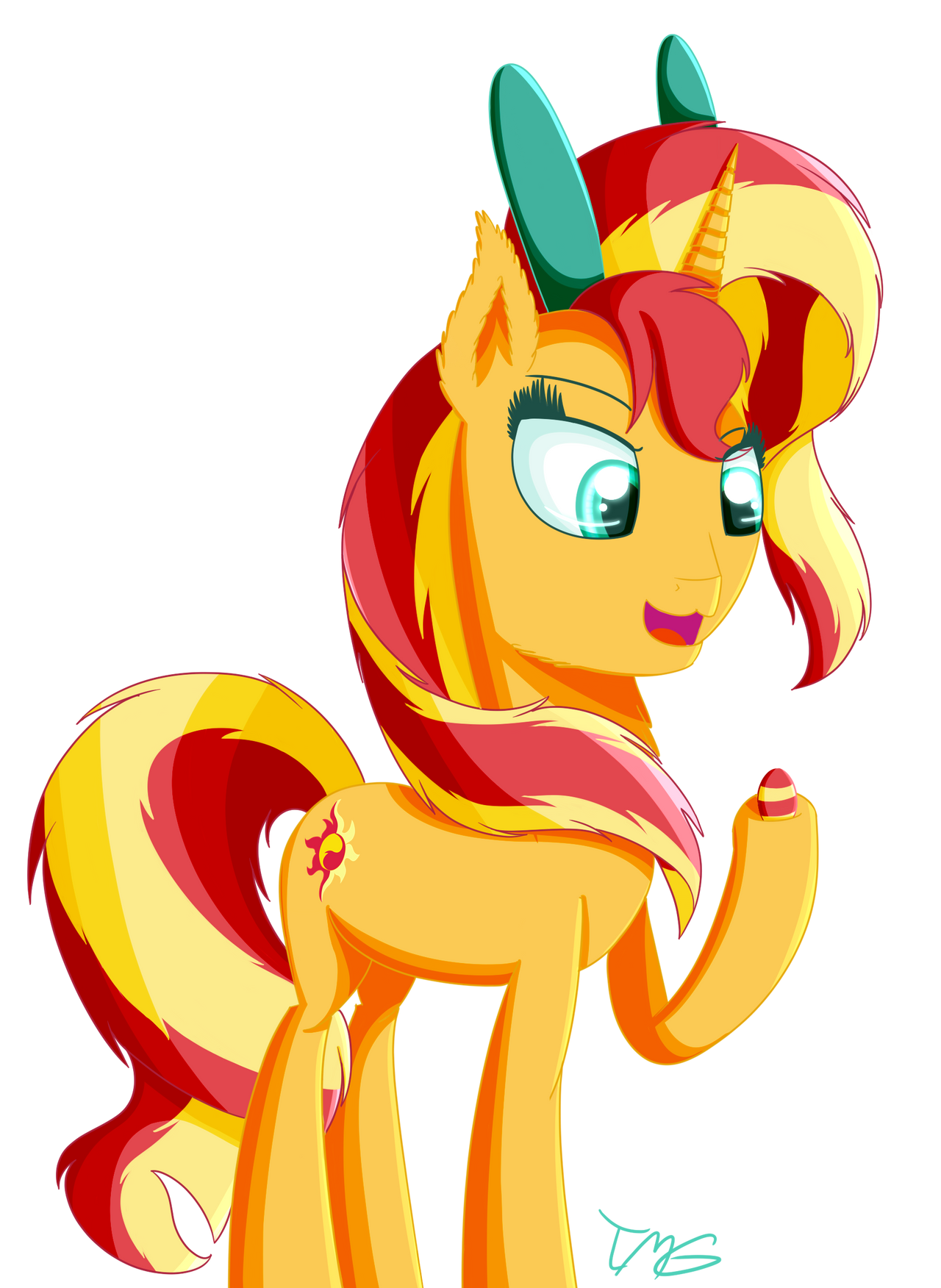 Sunset Shimmer: Easter egg bacon