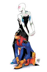 Batgirl x Spider-Gwen