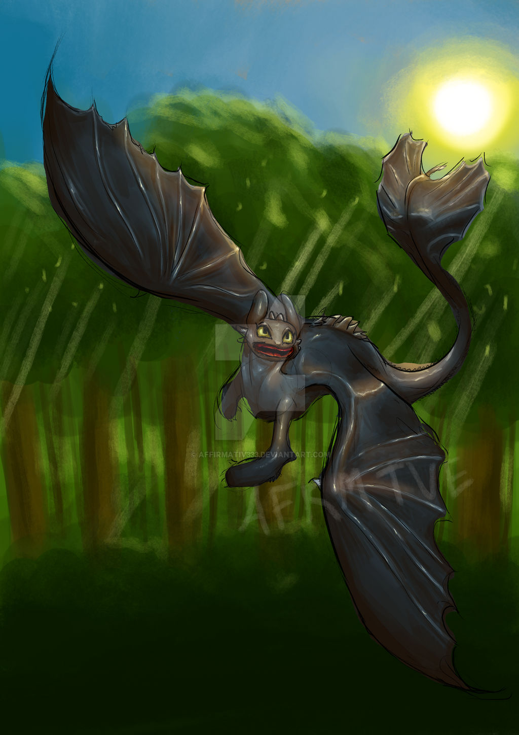 Toothless Vagrant Toothless by Affirmativ333 on DeviantArt