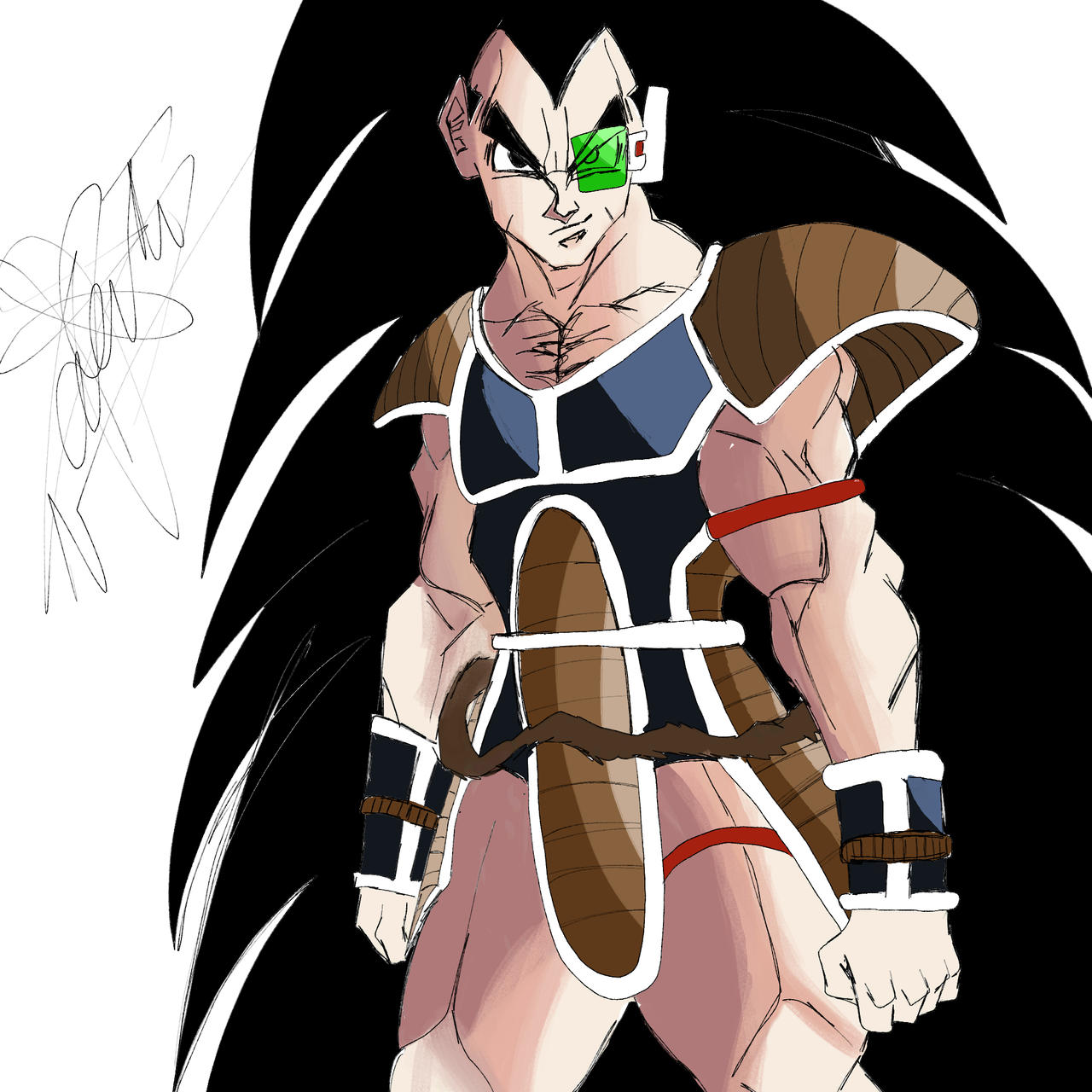 Raditz Smiling Raditz by Herlein4 on DeviantArt