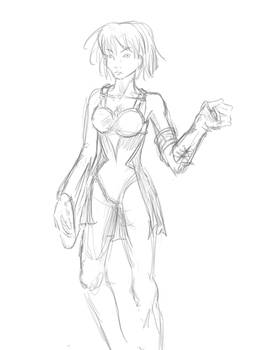 Fantasy Character concept sketch