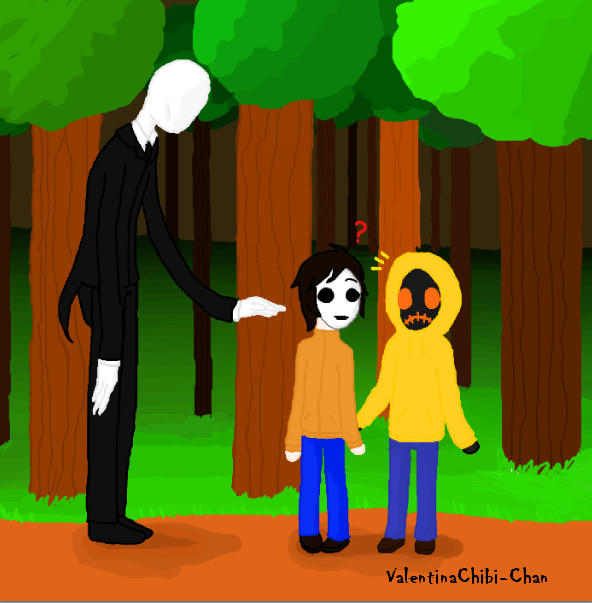 Slenderman, Masky y Hoodie by ValentinaChibi-Chan on DeviantArt