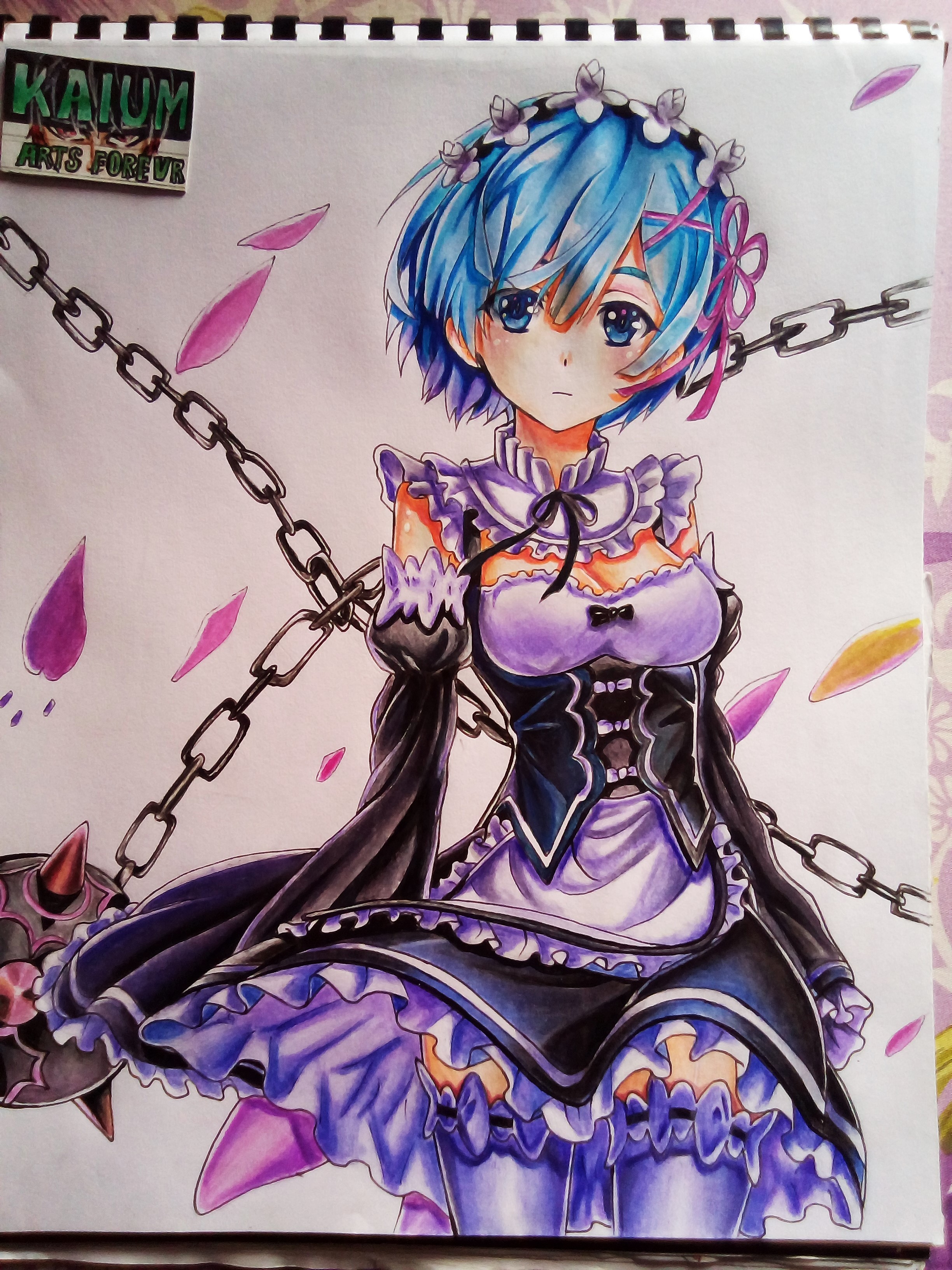 Speed Drawing - Rem, Re:Zero