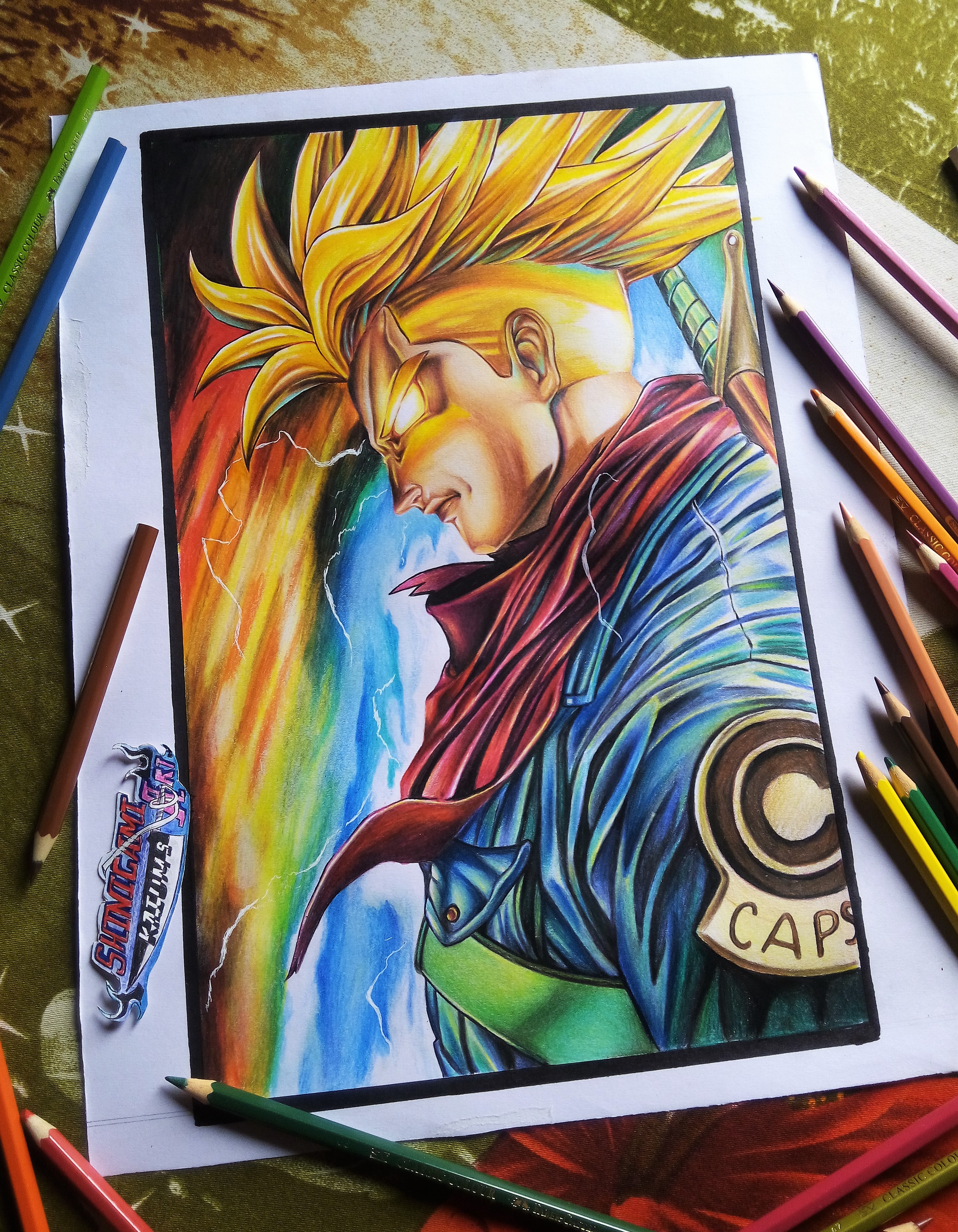 Trunks Super Saiyan Rage by FenixArt90110 on DeviantArt