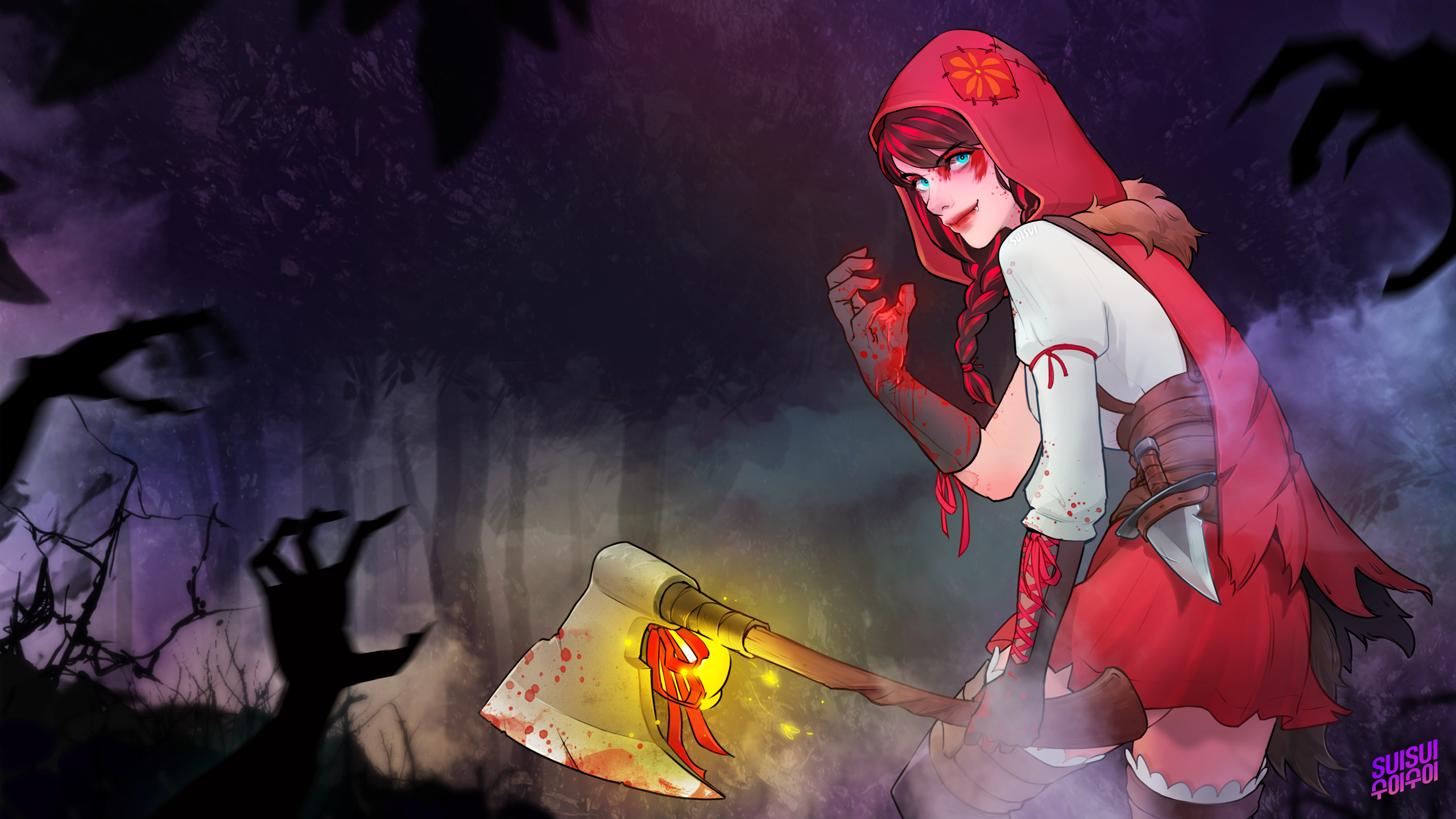 The Hunter, Little Red _ Fortnite Fable skin