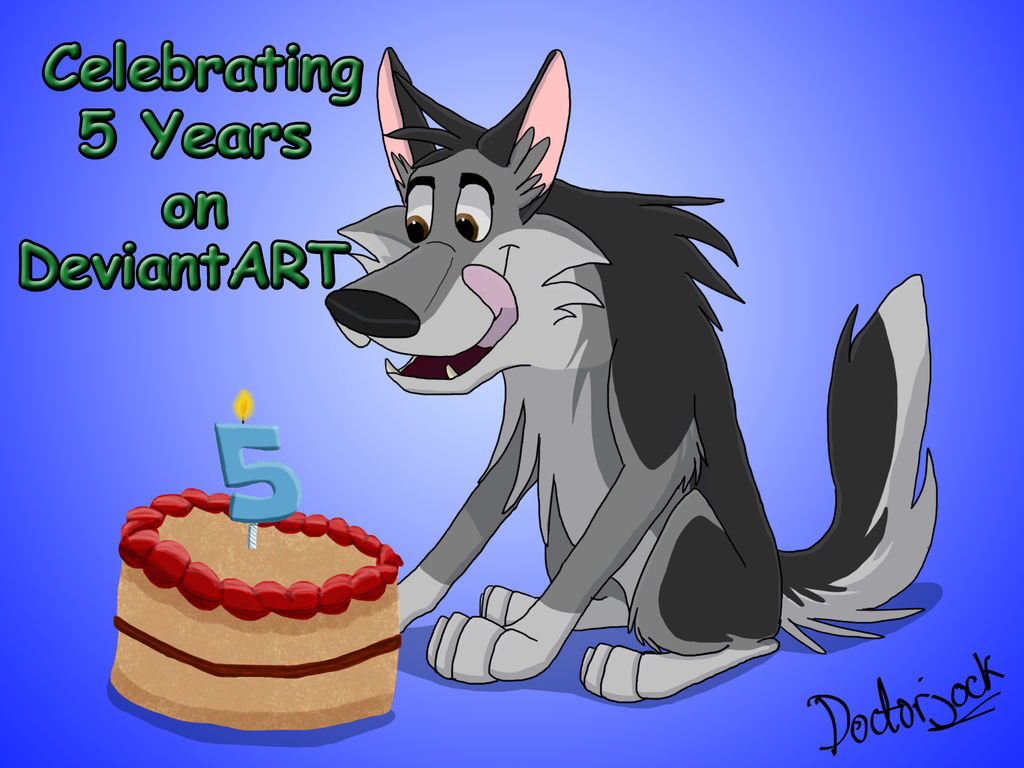 5 Years on DeviantART by Doctorjock on DeviantArt