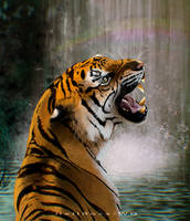 Snarling Tiger