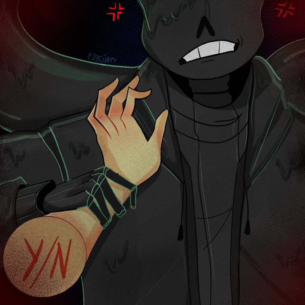 Nightmare Sans by MoriamArts on DeviantArt