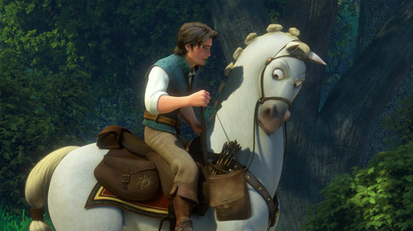 Flynn Rider Rides Kristoff Maximus y Flynn Rider by Kawaii-Kurai on DeviantArt