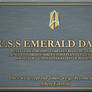 U.S.S EMERALD DAWN Dedication Plaque