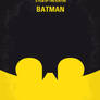 No008 My Batman minimal movie poster