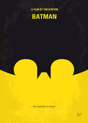 No008 My Batman minimal movie poster