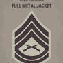 No030 My full metaljacket minimal movie poster