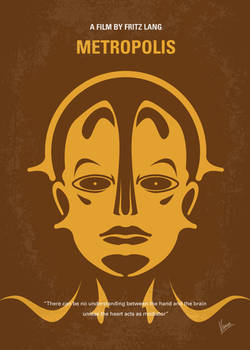 No052 My Metropolis minimal movie poster