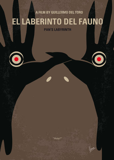 No061 My Pans Labyrinth minimal movie poster