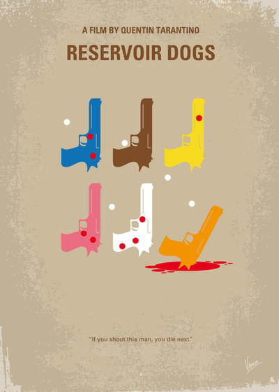 No069 My Reservoir Dogs minimal movie poster